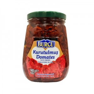 Pomidorai džiovinti saulėgrąžų aliejuje BURCU, 550 g / 350 g